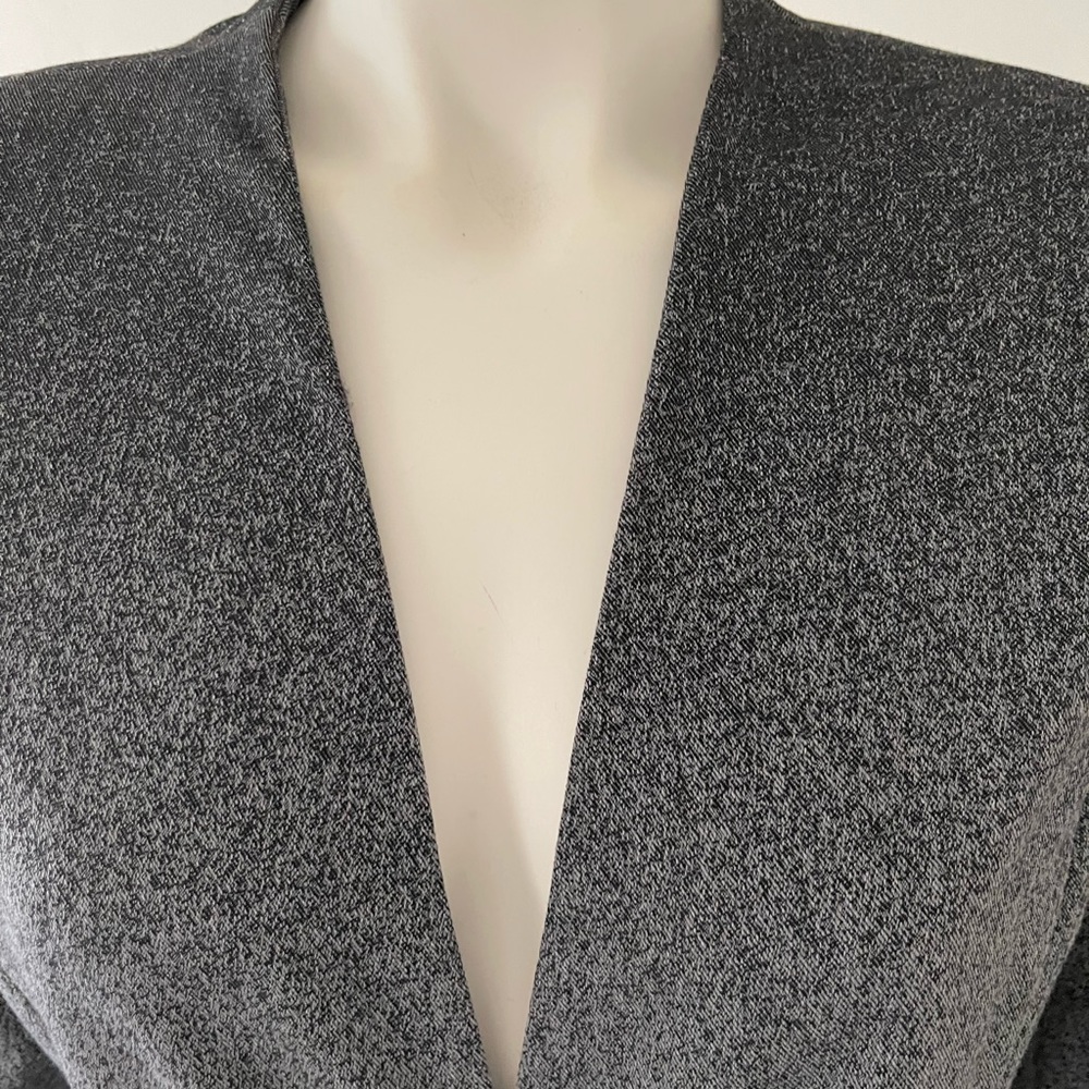 Speckled gray skirt suit